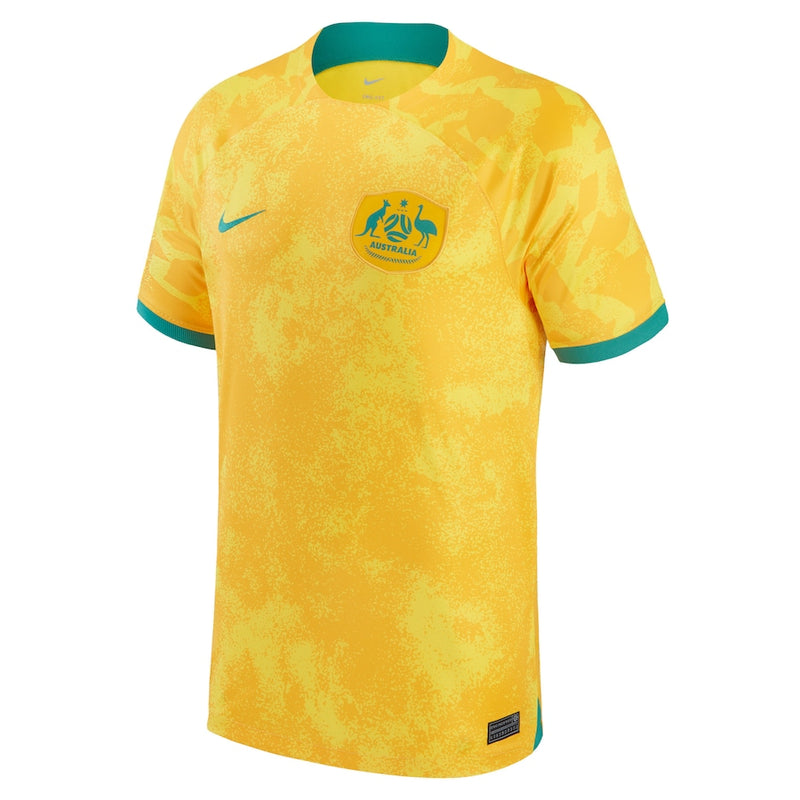 Australia National Team Home Stadium Shirt 2022 Qatar World Cup customized Jersey Unisex - Yellow