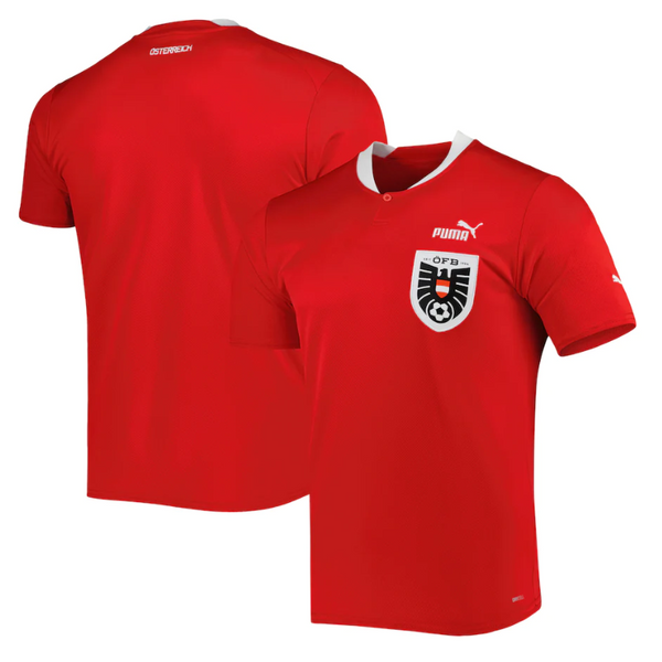 Austria National Team Shirt 202223 Home Custom Jersey - Red