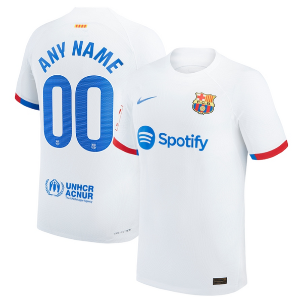 Barcelona Shirt 2023/24 Away Customized Jersey - White