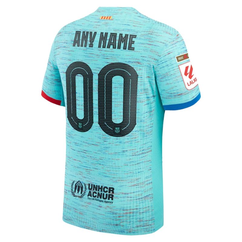 Barcelona Shirt 2023/24 Third Custom Jersey - Aqua