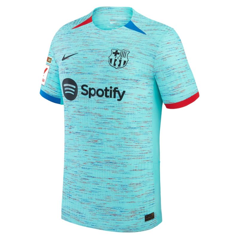 Barcelona Shirt 2023/24 Third Custom Jersey - Aqua