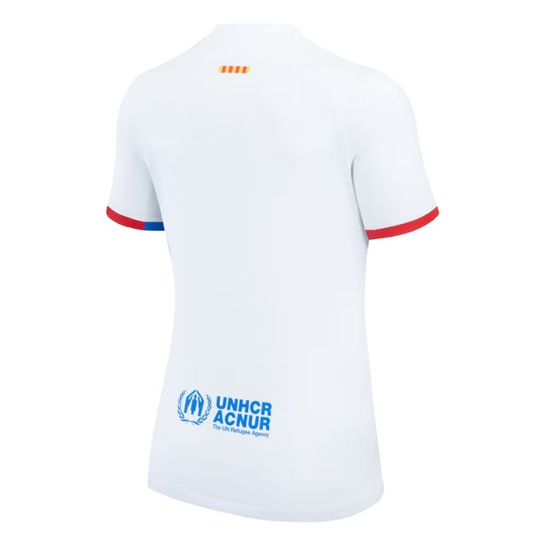 Barcelona Women's 2023/24 Away Custom Jersey - White