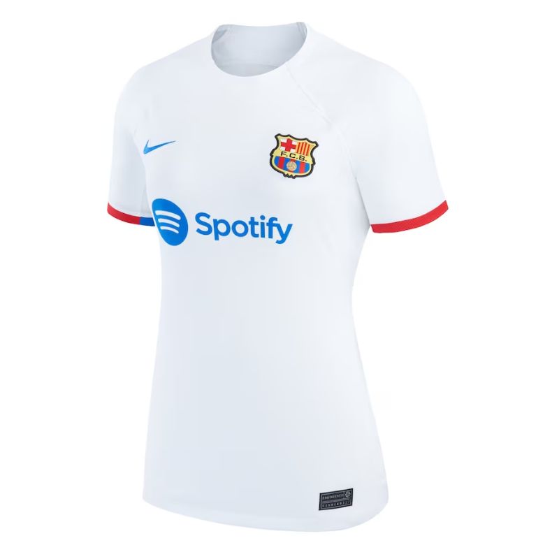 Barcelona Women's 2023/24 Away Custom Jersey - White