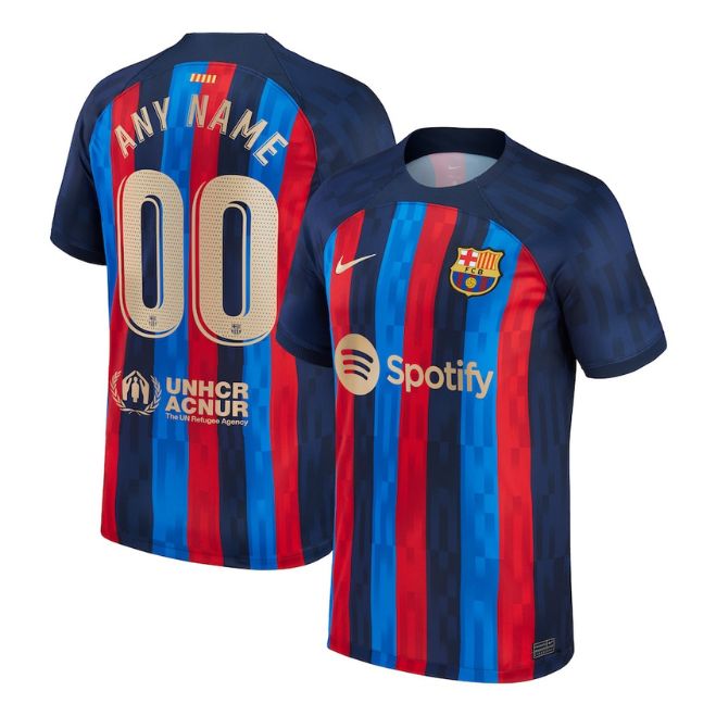 Barcelona Home Stadium Shirt Unisex 2022-23 Custom Jersey - Jersey Teams World