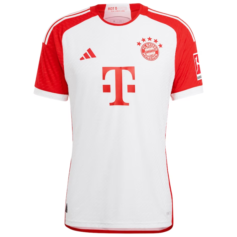 Alphonso Davies Bayern Munich Shirt 2023/24 Home Jersey - White