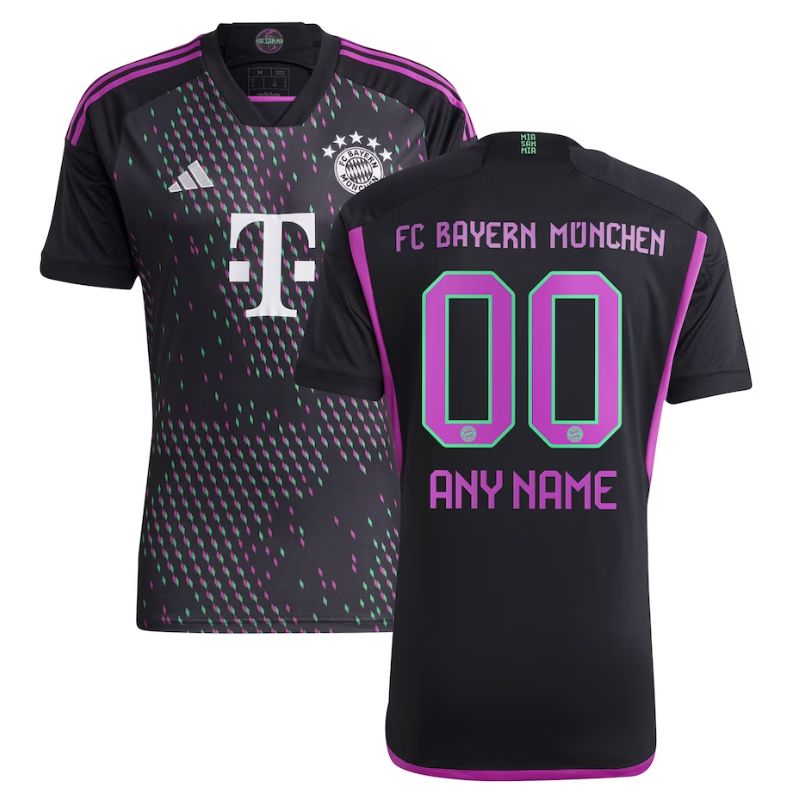 Bayern Munich Shirt 2023/24 Away Custom Jersey - Black