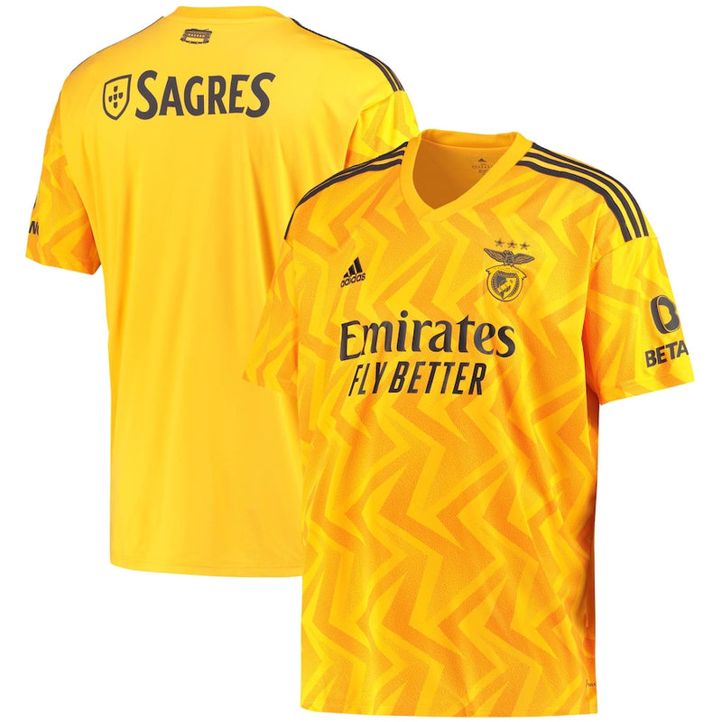 Benfica Away Jersey 2022-2023 Customized Shirt All Genders Unisex - Yellow