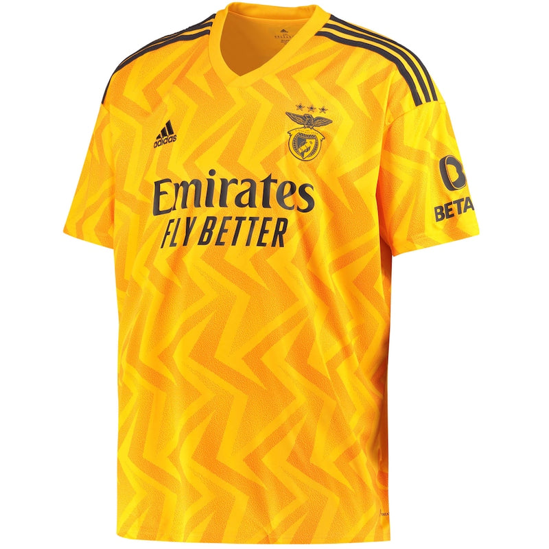 Benfica Away Jersey 2022-2023 Customized Shirt All Genders Unisex - Yellow