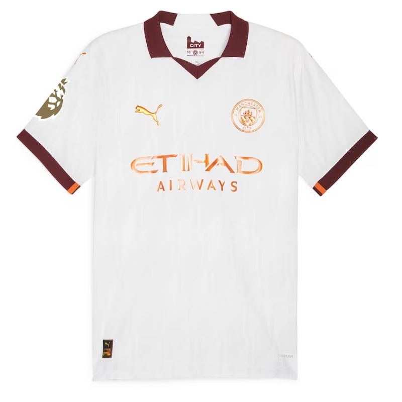 Bernardo Silva 20 Manchester City 2023/24 Away Jersey - White