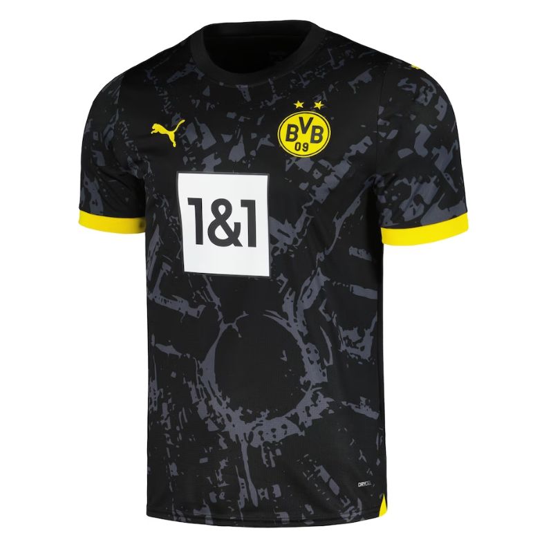 Borussia Dortmund Shirt 2023/24 Away Custom Jersey - Black