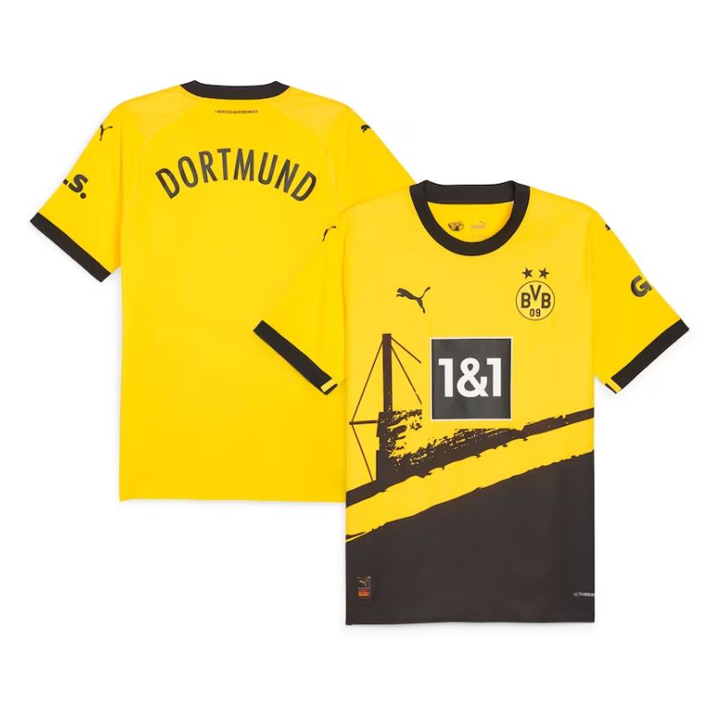 Borussia Dortmund Shirt 2023/24 Home Custom Jersey - Yellow