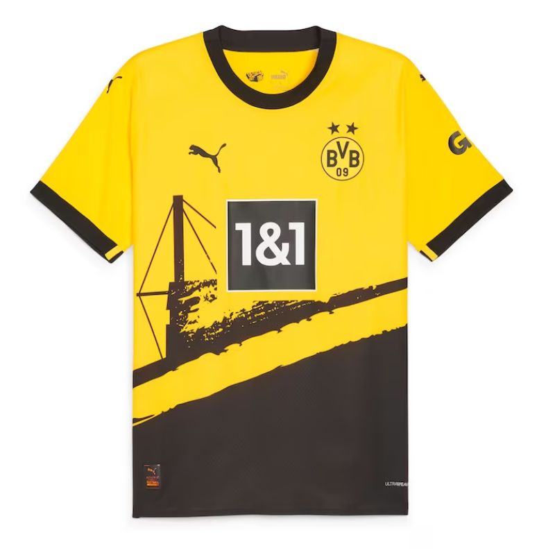 Borussia Dortmund Shirt 2023/24 Home Custom Jersey - Yellow