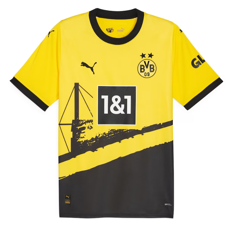 Borussia Dortmund Home Shirt 2023-24 - with Jersey Bellingham 22 printing - Yellow - Jersey Teams World