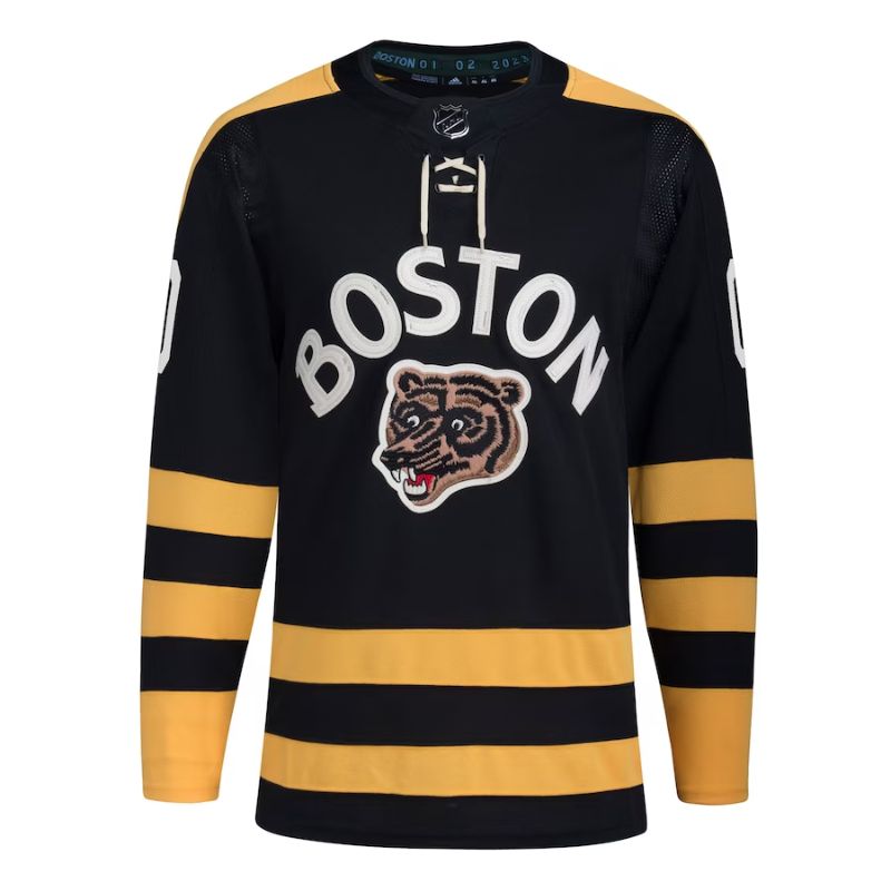 Boston Bruins 2023/24 Winter Classic Custom Jersey Black