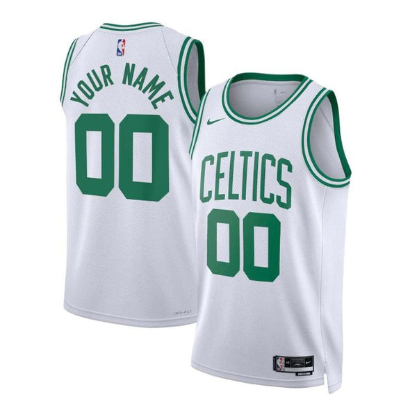 Boston Celtics Unisex 2023 Custom Jersey White - Association Edition - Jersey Teams World