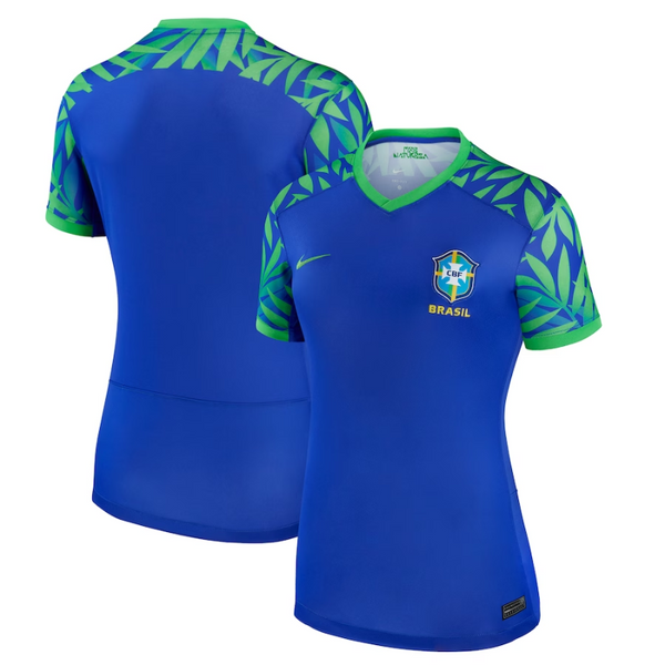 Brazil Women's National Team 2023 Away Stadium  Jersey - Blue