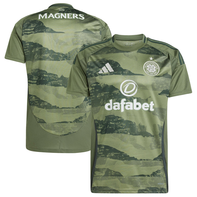 Celtic adidas 2024/25 Third Custom Jersey - Green