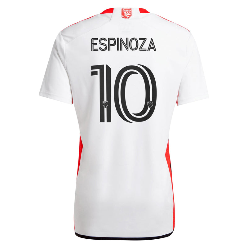 Cristian Espinoza San Jose Earthquakes adidas 2024 The 50 Kit Player Jersey - White