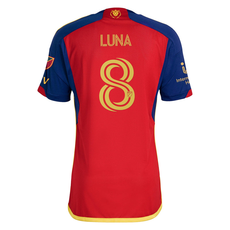 Diego Luna Real Salt Lake adidas 2024 Peak Utah Player Jersey – Red