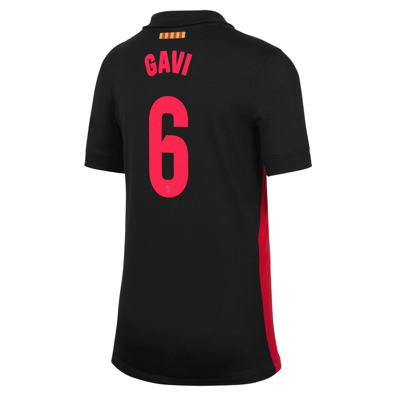 Gavi Barcelona Nike 2024/25 Away Player Jersey - Black