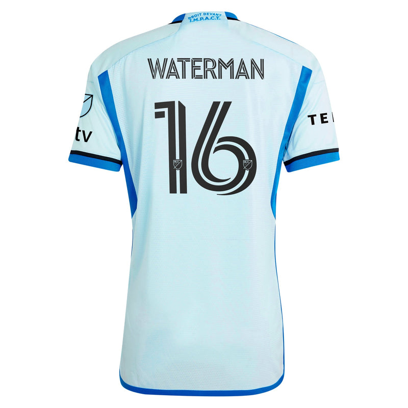 Joel Waterman CF Montreal adidas 2024 La Main Player Jersey – Light Blue