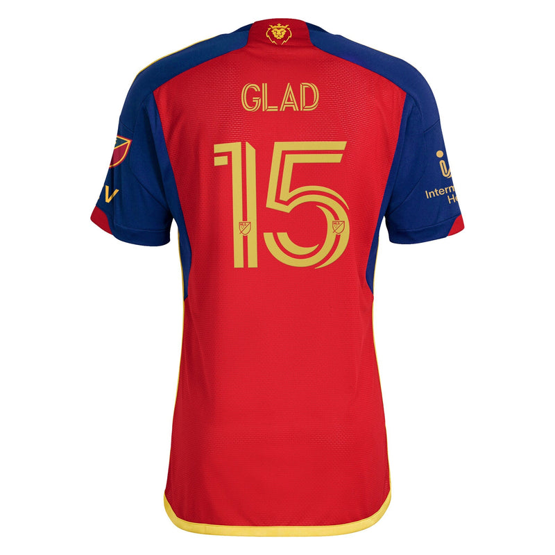 Justen Glad Real Salt Lake adidas 2024 Peak Utah Player Jersey – Red