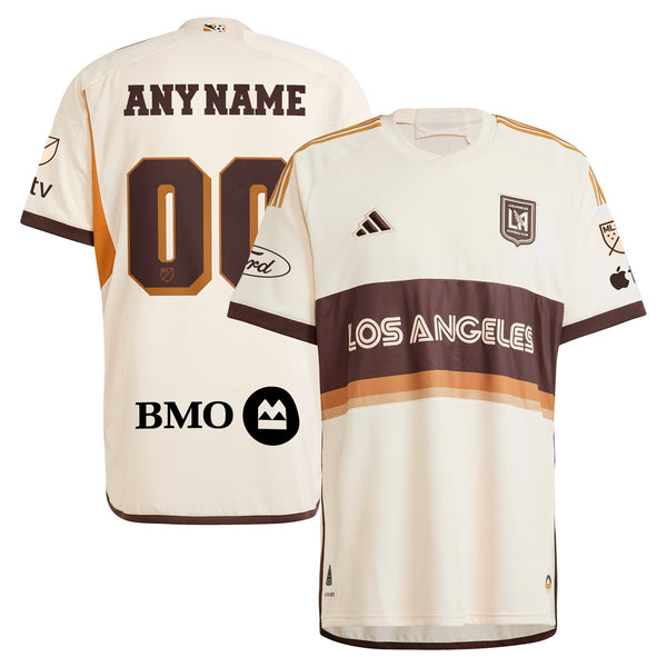 LAFC adidas 2024 Archive Customized Jersey - Tan