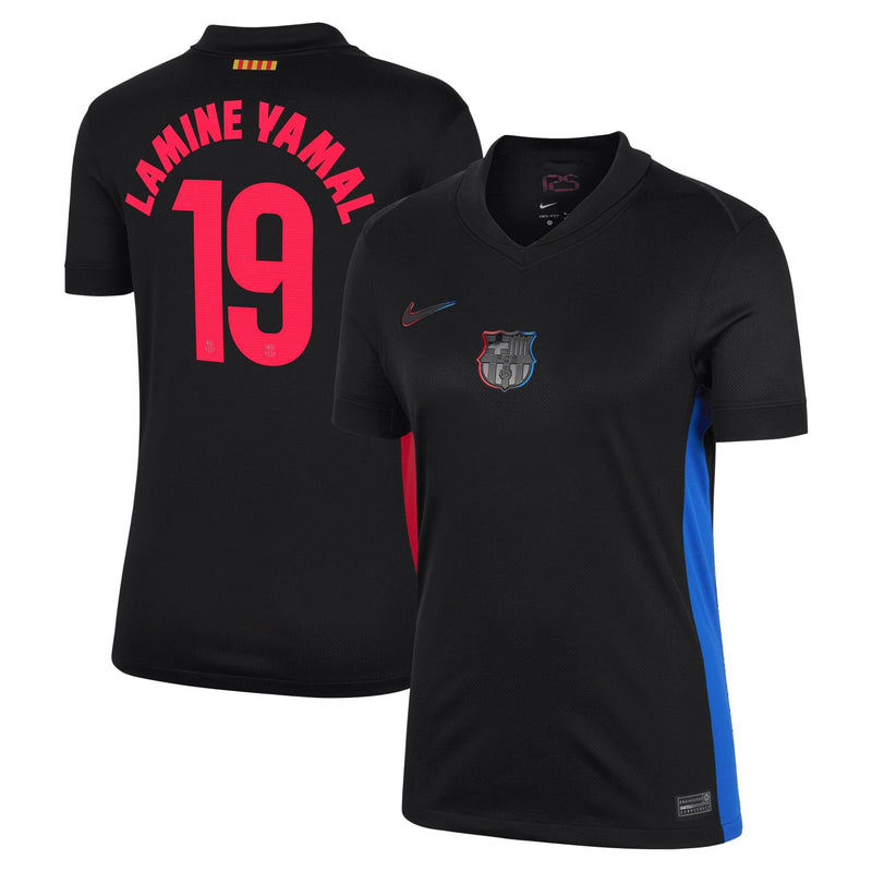 Lamine Yamal 19 Barcelona Nike 2024/25 Away Player Jersey - Black