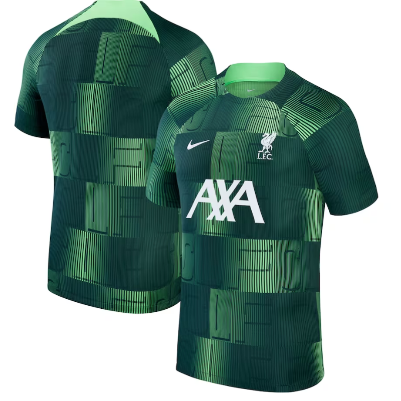 Liverpool Nike Shirt 2023/24 Academy Pro Pre-Match Top - Green