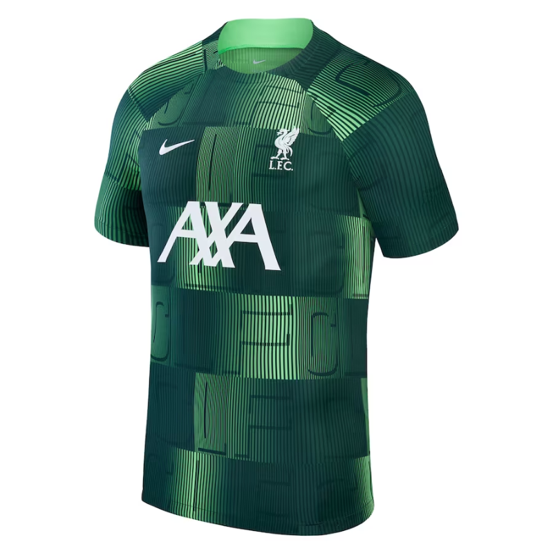 Liverpool Nike Shirt 2023/24 Academy Pro Pre-Match Top - Green