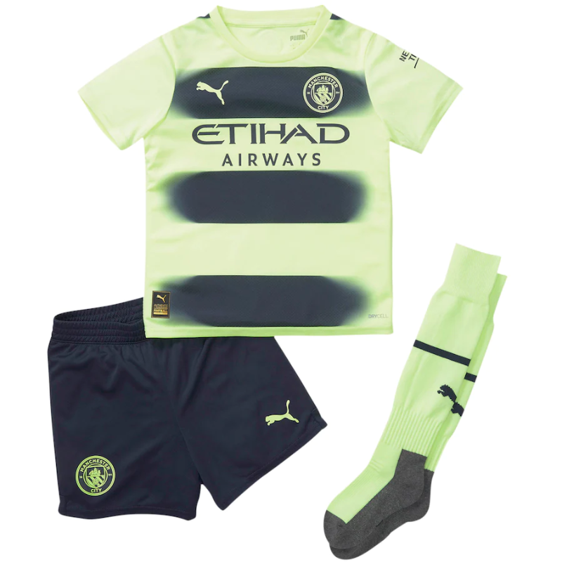 Manchester City Third Shirt 2022-23 Custom Jersey For Kids