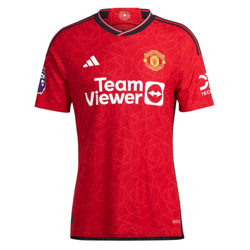 Alejandro Garnacho Manchester United Shirt 2023/24 Home Player Jersey - Red