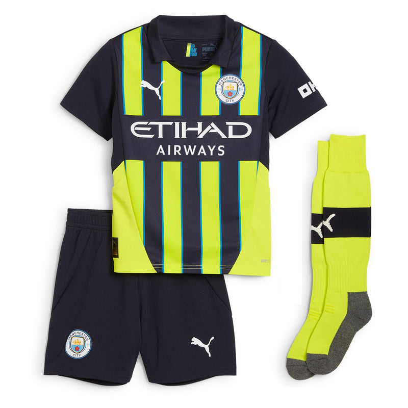 Manchester City PUMA Away Minikit 2024-25 Kids Custom Jersey