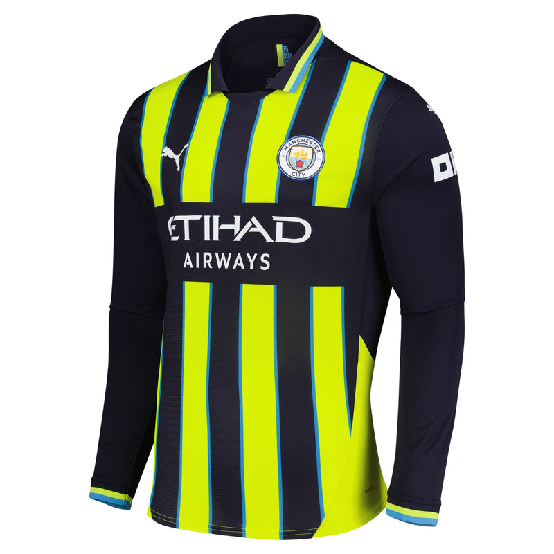 Manchester City PUMA Away Shirt 2024-25 - Long Sleeve with Foden 47 printing Jersey