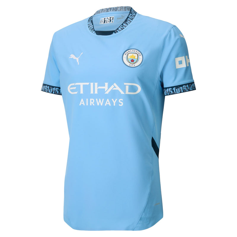 Manchester City PUMA Home Shirt 2024-25 with Foden 47 printing Jersey - Blue