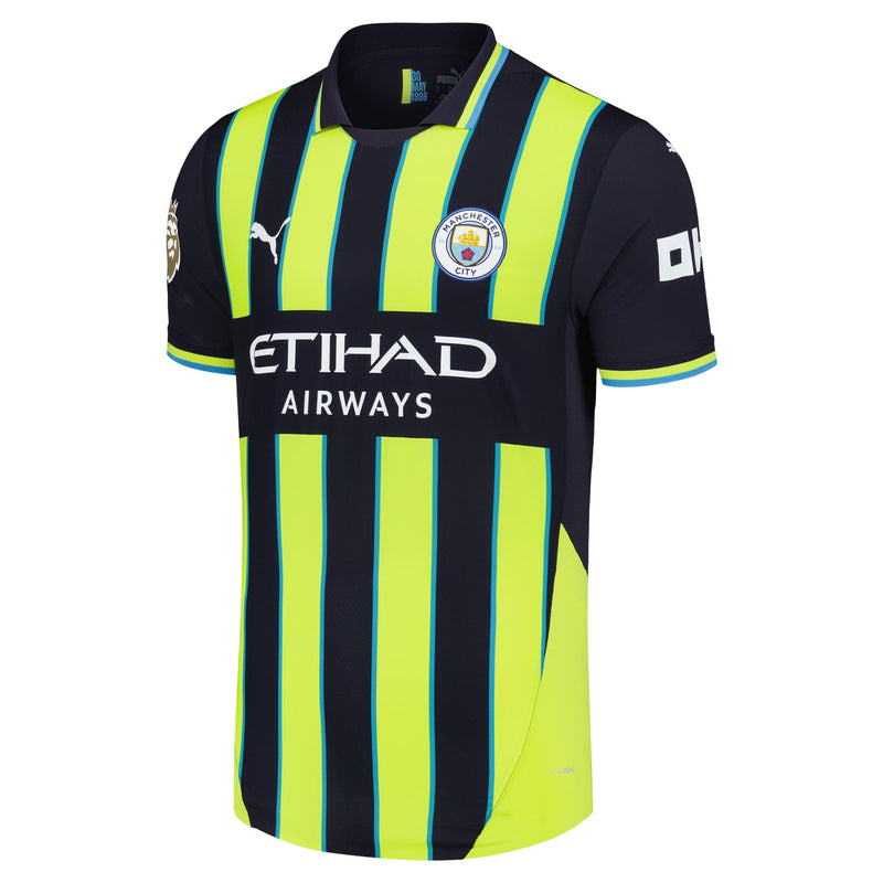 Manchester City Puma 2024/25 Away Customized Jersey - Navy