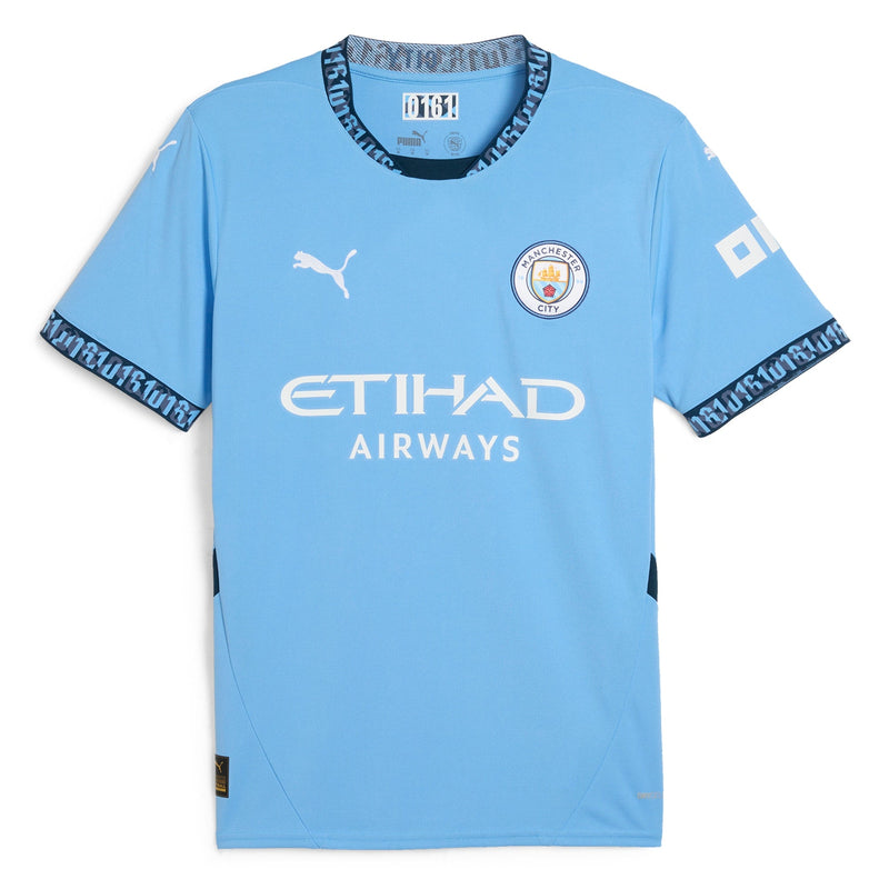 Manchester City Puma Home Shirt 2024-25 - Daddy 1 Jersey - Blue