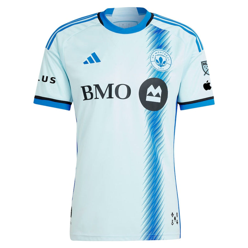 Mathieu Choinière CF Montreal adidas 2024 La Main Player Jersey – Light Blue