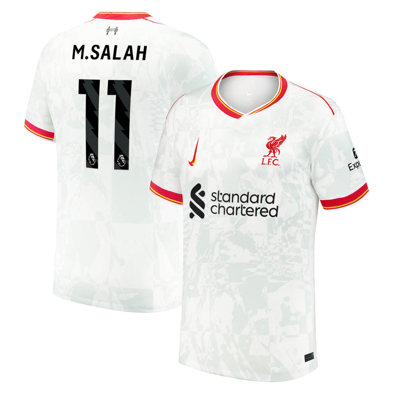 Mohamed Salah Liverpool Nike 2024/25 Third Jersey - White