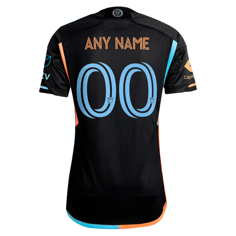 New York City FC adidas 2024 24/7 Kit Custom Jersey – Black