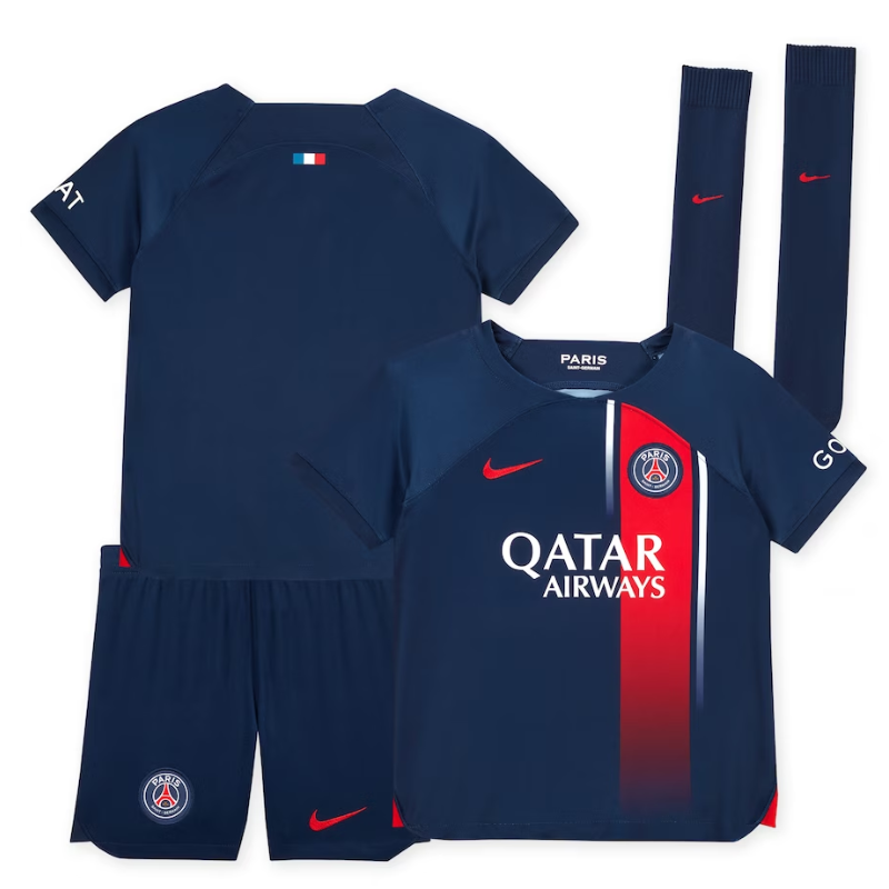 Paris Saint-Germain Nike Home Stadium Kit 2023-24 - Little Kids Custom Jersey