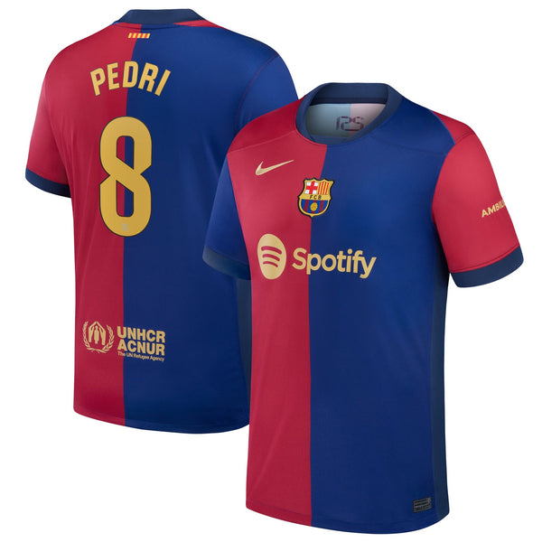 Pedri Barcelona 8 Nike 2024/25 Home Player Jersey - Royal