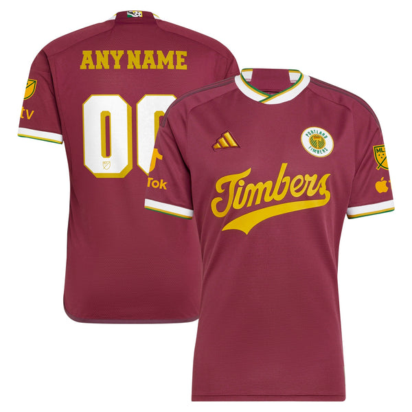 Portland Timbers adidas 2024 Archive Custom Jersey - Red