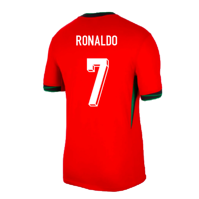 Portugal Nike Home 2024-2025 Ronaldo 7 Authentic Jersey - Red