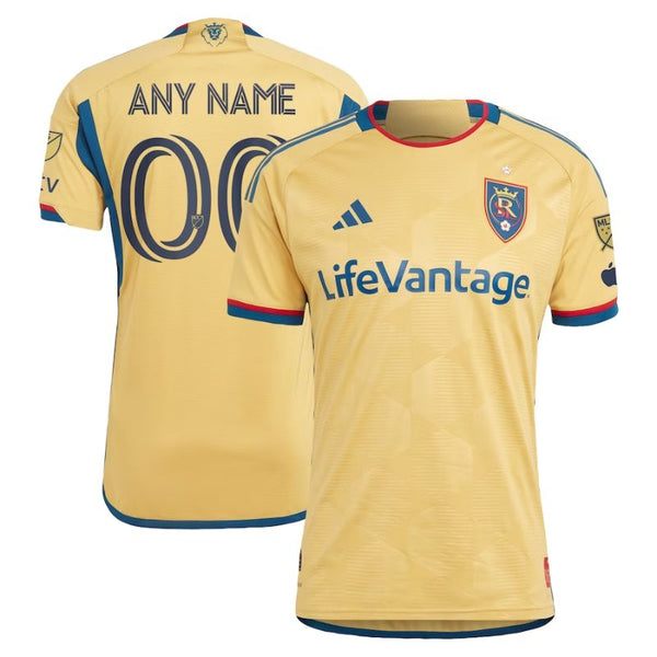 Real Salt Lake Shirt 2023/24 Custom Jersey - Gold