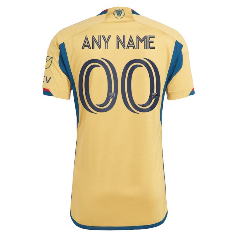 Real Salt Lake Shirt 2023/24 Custom Jersey - Gold