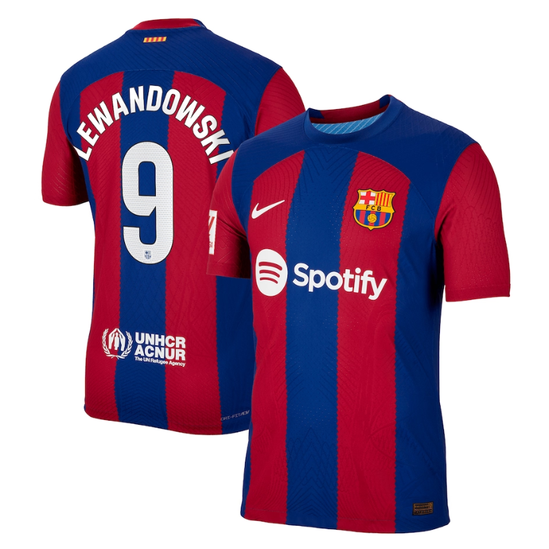 Robert Lewandowski Barcelona 2023/24 Home Jersey - Royal