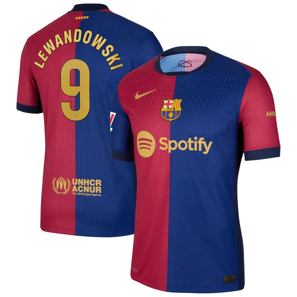 Robert Lewandowski Barcelona Nike 2024/25 Home Player Jersey - Royal