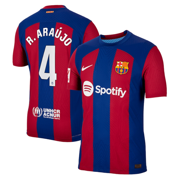 Ronald Araujo Barcelona Shirt 2023/24 Home Jersey - Royal