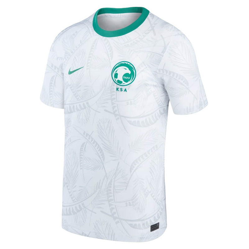 Saudi Arabia National Team Home Shirt 2022 Qatar World Cup customized Jersey Unisex - White